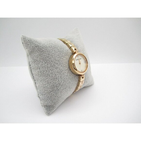 Women Anne Klein Quartz Analog 22mm Round Watch (H317) "New Battery" - Picture 6 of 10